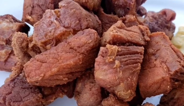 Receta De《Carne Frita Puertorriqueña》Delicioso ️